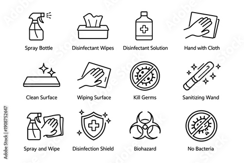 Cleaning tools and methods for effective germ elimination