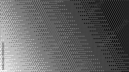 Bitmap effect Halftone Texture Gradient Pixel Dot. For web design app interfaces marketing graphic. Vector illustration
