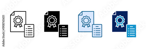 Brand Guidelines Icon Set Multiple Style Collection