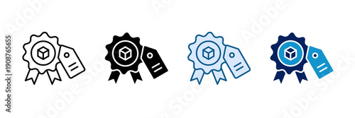 Brand Identity Icon Set Multiple Style Collection