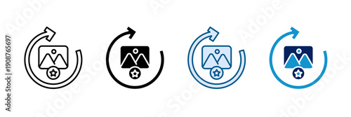 Rebranding Icon Set Multiple Style Collection