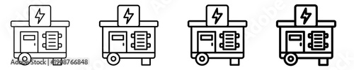 Generator Icon Set Different Style Collection