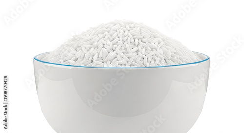 White Rice in a Bowl
