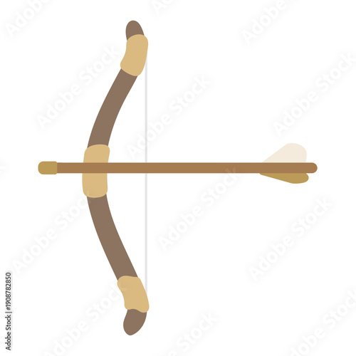 弓道の弓　イラスト