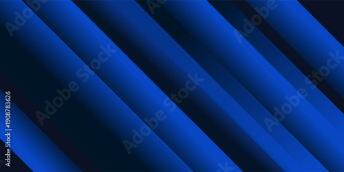 Blue black abstract background geometry shine and layer element vector for presentation design. Suit for business, corporate, institution, party, festive, seminar, and talks