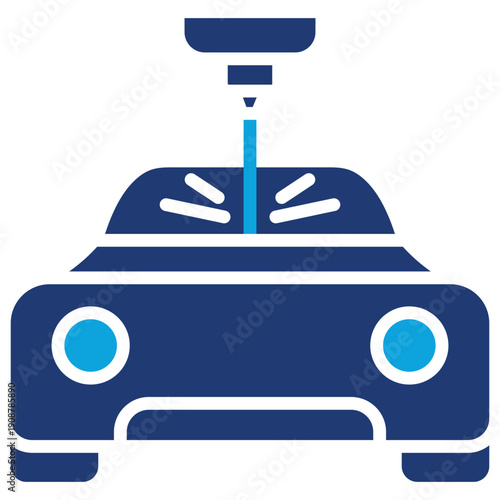 laser machine mixed color icon