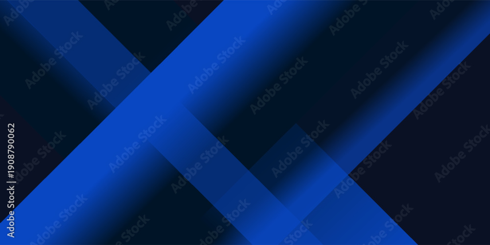 Obraz premium Blue black abstract background geometry shine and layer element vector for presentation design. Suit for business, corporate, institution, party, festive, seminar, and talks