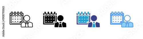 Leave icon set multiple style collection