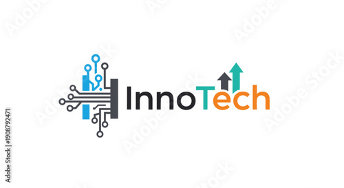 Modern 3d business logo design vector illustration featuring a professional company symbol and financial icon concept for internet web service success and money growth