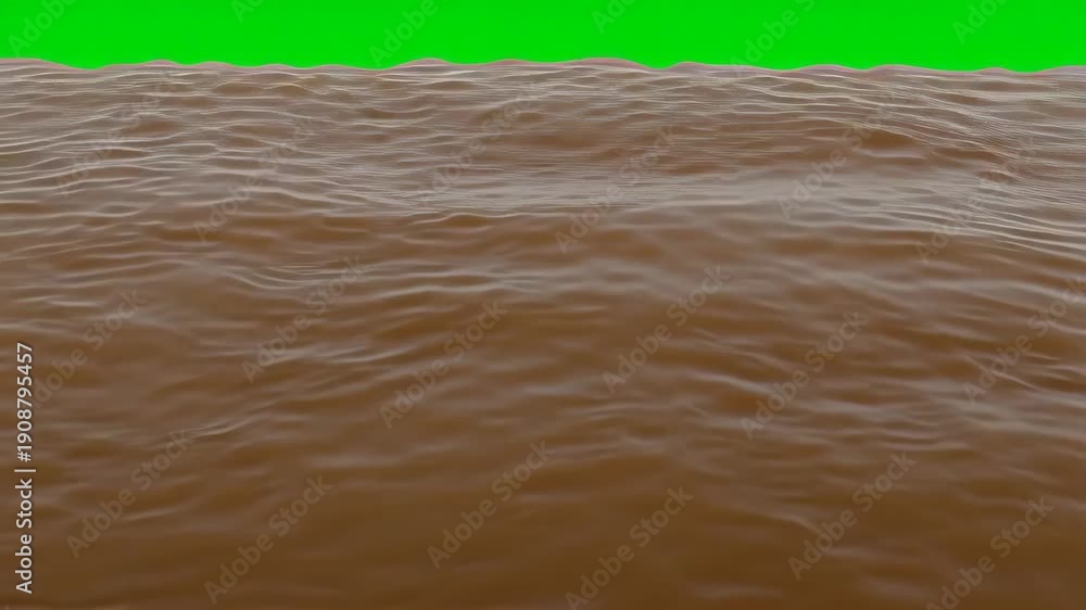 custom made wallpaper toronto digitalWavy Brown Liquid Ripples on Green Screen Background for Compositing