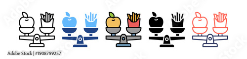 Balanced Nutrition multiple icon