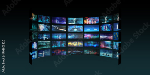 Blue Marketing Abstract