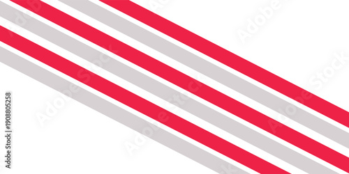 Red line isolated on white background.Red line isolated on white background