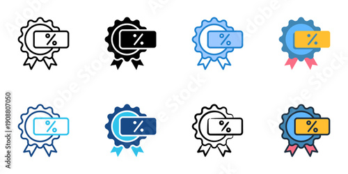 Tax Exemptions for Charities icons set multiple style collection. Editable stroke 
