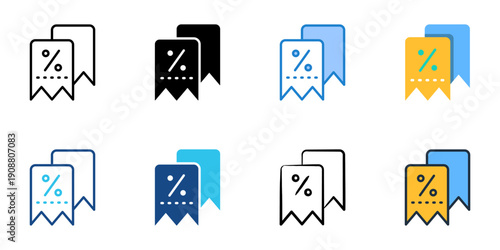 Double Taxation icons set multiple style collection. Editable stroke 
