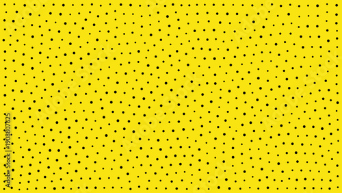 Yellow Perforated Background with Small Holes Texture.