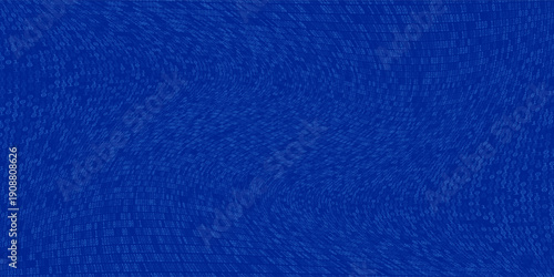 Blue Binary Data Software Programming Code Background. Random Parts of Program Code. Digital Data Technology Concept. 1 0 Machine Code. Random Binary Data Matrix Wide Vector Illustration.