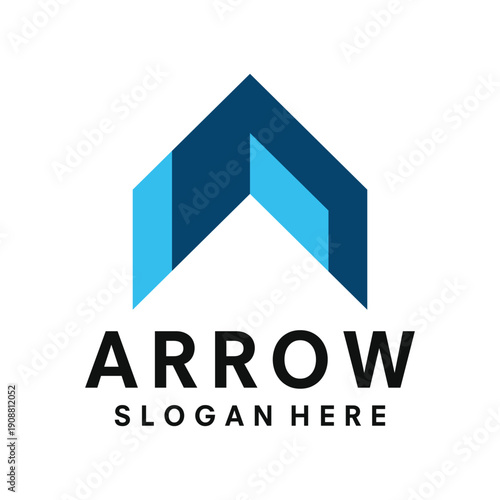 Foto Arrow signs logo symbol vector template illustration