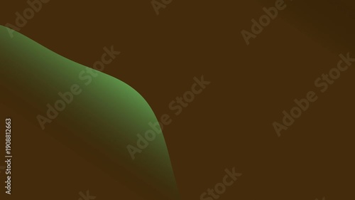 Wallpaper Mural Abstract Green Curve on Brown Background Torontodigital.ca