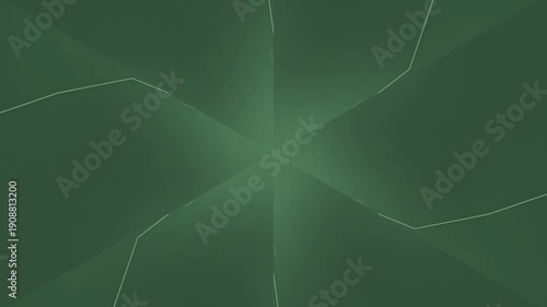 Wallpaper Mural Abstract Green Geometric Background with Lines and Gradients Torontodigital.ca