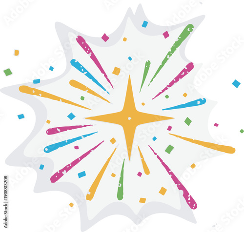 Two black line-art icons of champagne flutes clinking in a toast. One features celebratory streamers and stars, while the other shows simple bubbles, representing joy, parties, and success.