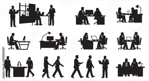 Executive Business Conference Concept – Leadership, Collaboration, and Professional Team Achievement