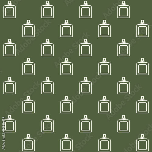Minimalist Parfume Vector Seamless Pattern