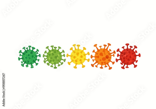 Progression of a Virus A Spectrum of Illness from Mild to Severe