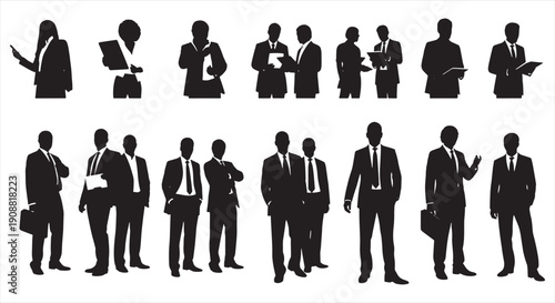 Business Professional Office Interaction – Corporate Teamwork, Leadership, and Career Development Concept