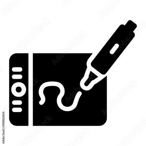 Digital tablet Solid icon