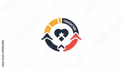 Hands forming heart shape logo.