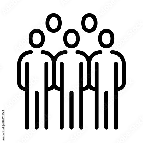 people icon teamwork, business people, group