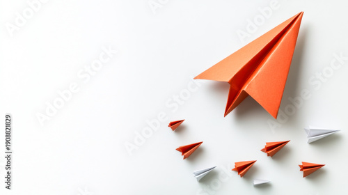 Free Download paper red airplane. Paper plane in sky - GFXLoad