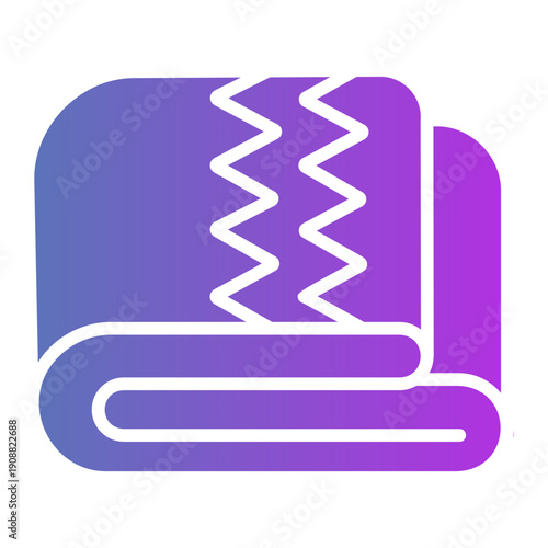 Blanket Line Gradient Icon