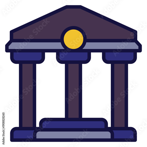 Bank Building Icon