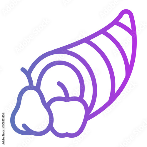 cornucopia Line Gradient Icon