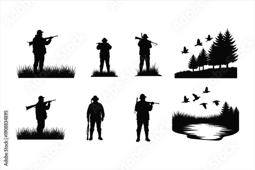 hunting silhouette