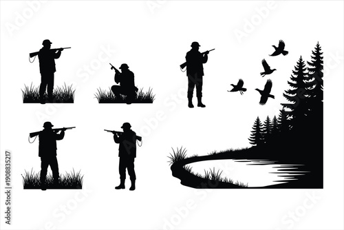 hunting silhouette