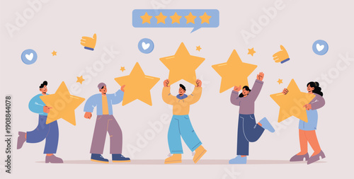 Five-Star Team Celebration