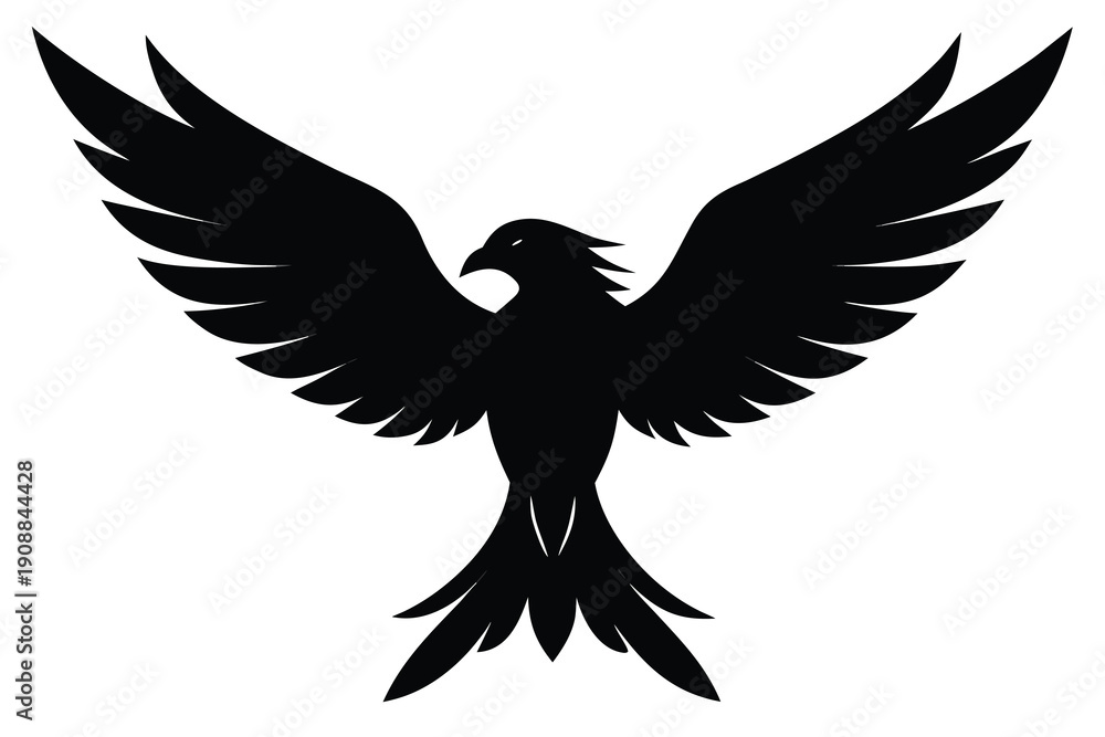 Obraz premium vector illustration of an eagle