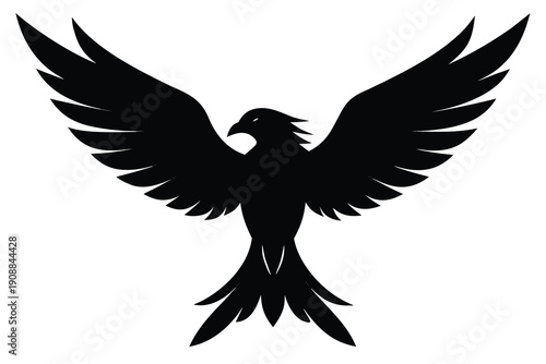 vector illustration of an eagle