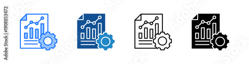 Data Multiple Style Icon Set 