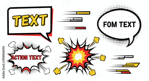 pop art comic book explosion