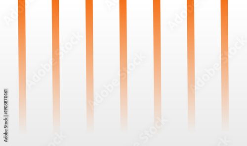 Abstract Orange Lines on White Background.