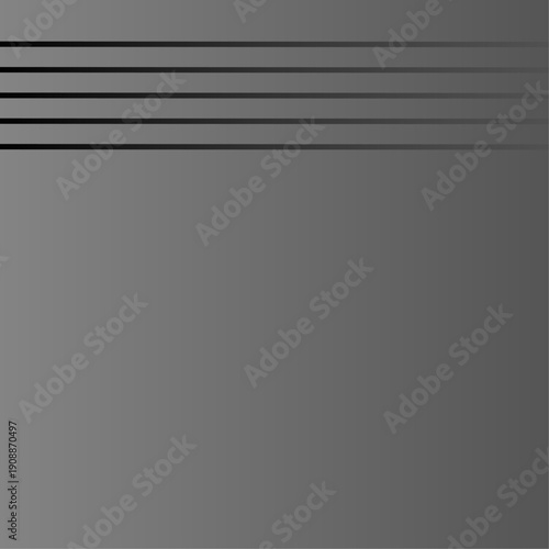 Abstract Gray Gradient with Horizontal Lines.