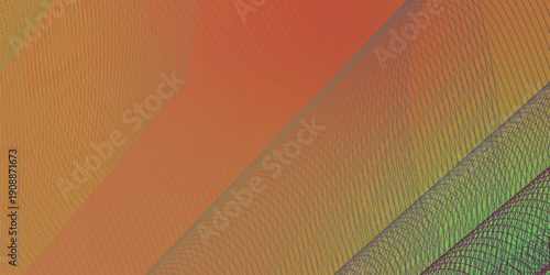  LimeGreen and  red abstract shape grainy gradient background with black backdrop and noisy texture wide banner poster header design