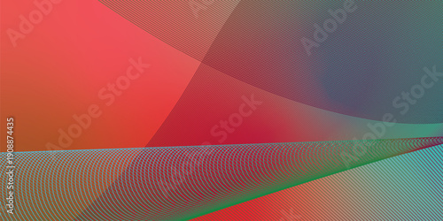 Green and red abstract grainy gradient background with black noisy texture wide banner poster header design