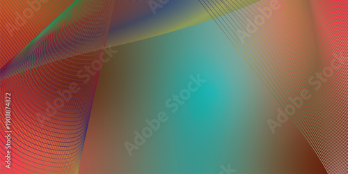 Green and red abstract grainy gradient background with black noisy texture wide banner poster header design