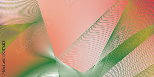 Red green and white abstract grainy gradient shapes on black noisy background banner poster header design