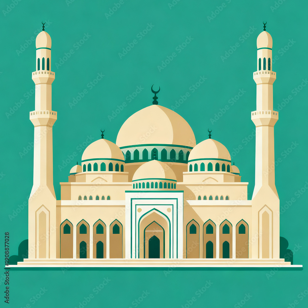 Fototapeta premium mosque vector